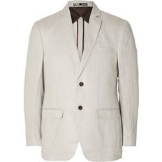 Beige - Men Blazers Selected Regular Hør Blazer Sand