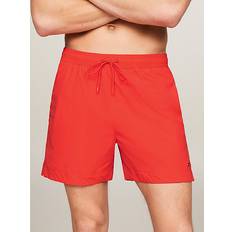 Tommy Hilfiger Men Swimwear on sale Tommy Hilfiger TH Essential Drawstring Mid Length Swim Shorts DARING SCARLET