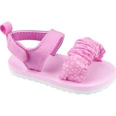 Carter's Baby Girls Scrunch Strappy Sandals Pink