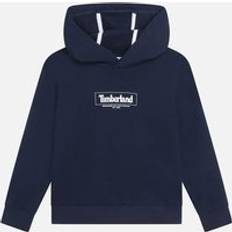 Timberland Kids Logo Print Fleece Hoodie Navy years