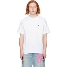 Bape Ape Head One Point Tee Weiß