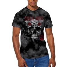 Guns N' Roses Unisex TShirt: Flower Skull DipDye Large Clothing