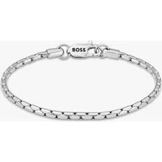 BOSS HUGO Men's Evan Chain Bracelet, Silver