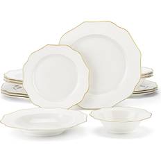 Canora Grey Brogden Bone Dinner Set 16pcs