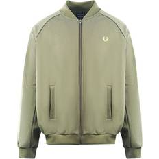 Fred Perry Beige Outerwear Fred Perry Botanical Dye Bay Laurel Track Jacket