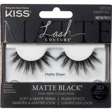 Matte False Eyelashes Kiss Matte Black Faux Mink Collection Matte Sheer