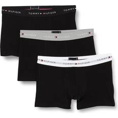 Tommy Hilfiger Signature Essential Logo Waistband Trunks - Grey Heather/Black/White