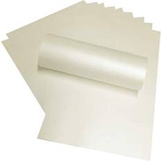 Syntego A4 Quarzo Pale Ivory Paper Double Sided Pearlescent Shimmer 10-pack