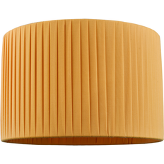 Happy Homewares Contemporary Designer Double Pleated Mustard Shade 30cm