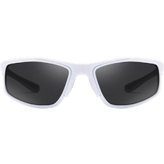 Sports Polarized Sunglasses White/Grey