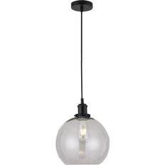 Loxton Lighting Vintage Smoked Globe Pendant Lamp