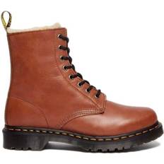 Dr martens 1460 serena womens boots Dr. Martens 1460 Serena Faux Fur Lined Leather - Tan Farrier