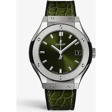 Hublot Wrist Watches Hublot Titanium 581.NX.8970.RX Classic Fusion Titanium and Rubber