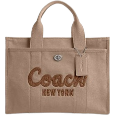 Coach Cargo Tote - Silver/Dark Natural