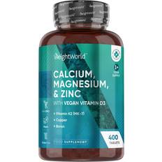 WeightWorld Calcium Magnesium And Zinc With Vitamin D3