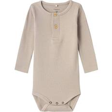 Name It Kab LS Bodysuit - Pure Cashmere (13198041)