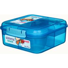 Blue Kitchen Storage Sistema Bento Cube Food Container 1.25L
