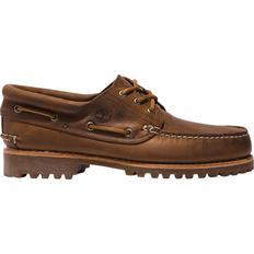39 ⅓ - Men Boat Shoes Timberland 3-Eye Lug Handsewn - Brown