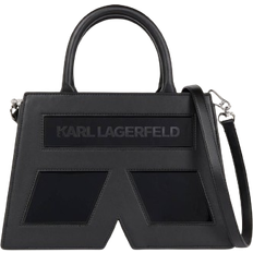 Karl Lagerfeld Ikon K Top Handle Bag - Black