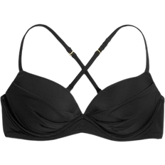 Smart & Sexy Swim Secret Convertible Push-Up Bikini Top - Black Hue