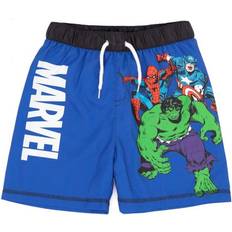 Marvel Kid's Swim Shorts - Blue/White