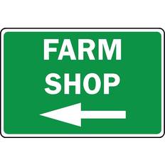 KPCM Display Ltd Farm Shop Left Safety Sign 600mmx400mm