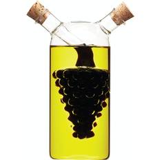 Transparent Oil- & Vinegar Dispensers KitchenCraft World Of Flavours Italian Dual Oil- & Vinegar Dispenser