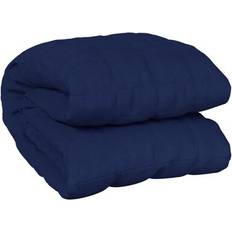 Cotton Weight Blankets vidaXL 3154805 Weight blanket 13kg Blue (220x200cm)