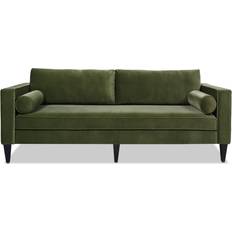 Jennifer Taylor Nicholi Olive Green Sofa 213.4cm 3 Seater