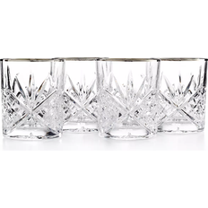 Godinger Dublin Platinum Double Old Fashioned Drink Glass 23.7cl 4pcs