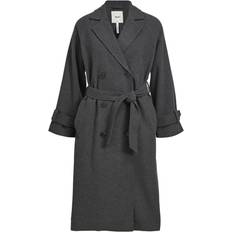 Object Keily Coat - Dark Grey Melange