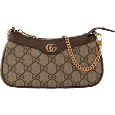 Gucci Ophidia Mini Canvas Shoulder Bag - Beige