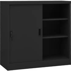 Sliding Doors Cabinets vidaXL 335953 Anthracite Storage Cabinet 90x90cm