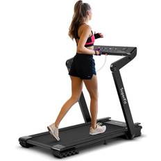 Costway 4.0HP Foldable Electric Treadmill Jogging Machine Black