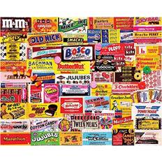 White Mountain Puzzles Candy Wrappers 1000 Piece Collage Jigsaw Puzzle