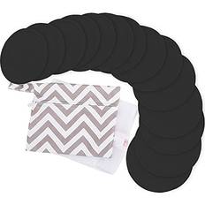 Keababies Maternity 14pk Soothe Reusable Nursing Pads for Breastfeeding, 4-Layers Organic Breast Pads, Washable Nipple Pads Midnight black