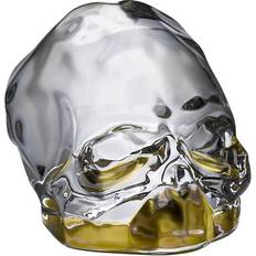 Nude Glass Memento Faceted Skull Head