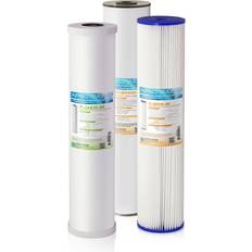 APEC Water Systems FILTER-SET-CB3-20BB 20 Whole House Sediment Iron and Carbon Replacement Set