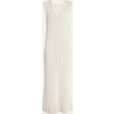 The Row Folosa Open-Knit Maxi Silk Dress