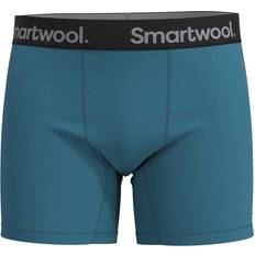 Smartwool Men Men's Underwear Smartwool Boxer Brief Men Twilight Blue-G74