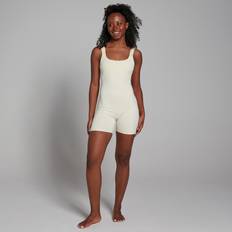 White Bodysuits MP Women's Studio Short Bodysuit Ecru Cream