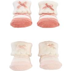 Carter's Infant Girls 2-Pack Shoe Booties Pink NB