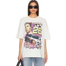 Philcos Philcos Talladega Nights Wanna Go Fast Oversized Tee in Cream. L, M, XL/1X, XXL/2X