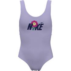 Nike S Swimwear Nike Girl's U-Back One-Piece Swimsuit - Lilac Bloom