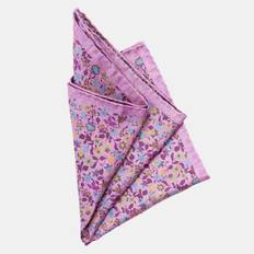 Men - Pink Handkerchiefs Rimini Silk Pocket Square for Men Pink Pink