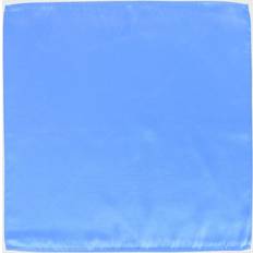 Blue - Men Handkerchiefs Trafalgar Men's Sutton Solid Color Silk Pocket Square Light blue