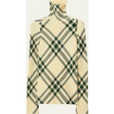 Burberry Jumpers Burberry Check Turtleneck