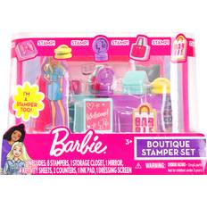 Barbie Boutique Stamp Set Creative Stamps for Kids to Explore Imagination and Design, Kid-Friendly Stamp Kit for Arts and Crafts Fun, Featuring Fashionable Designs and More