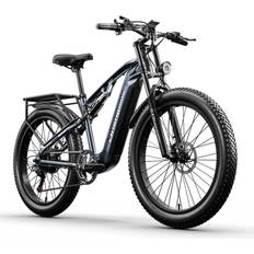 Best E-Mountainbikes Shengmilo MX05 Electric Mountain Bike 26" - Gray