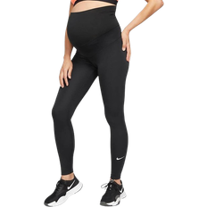 Nike One High-Waisted Maternity Leggings - Black/White